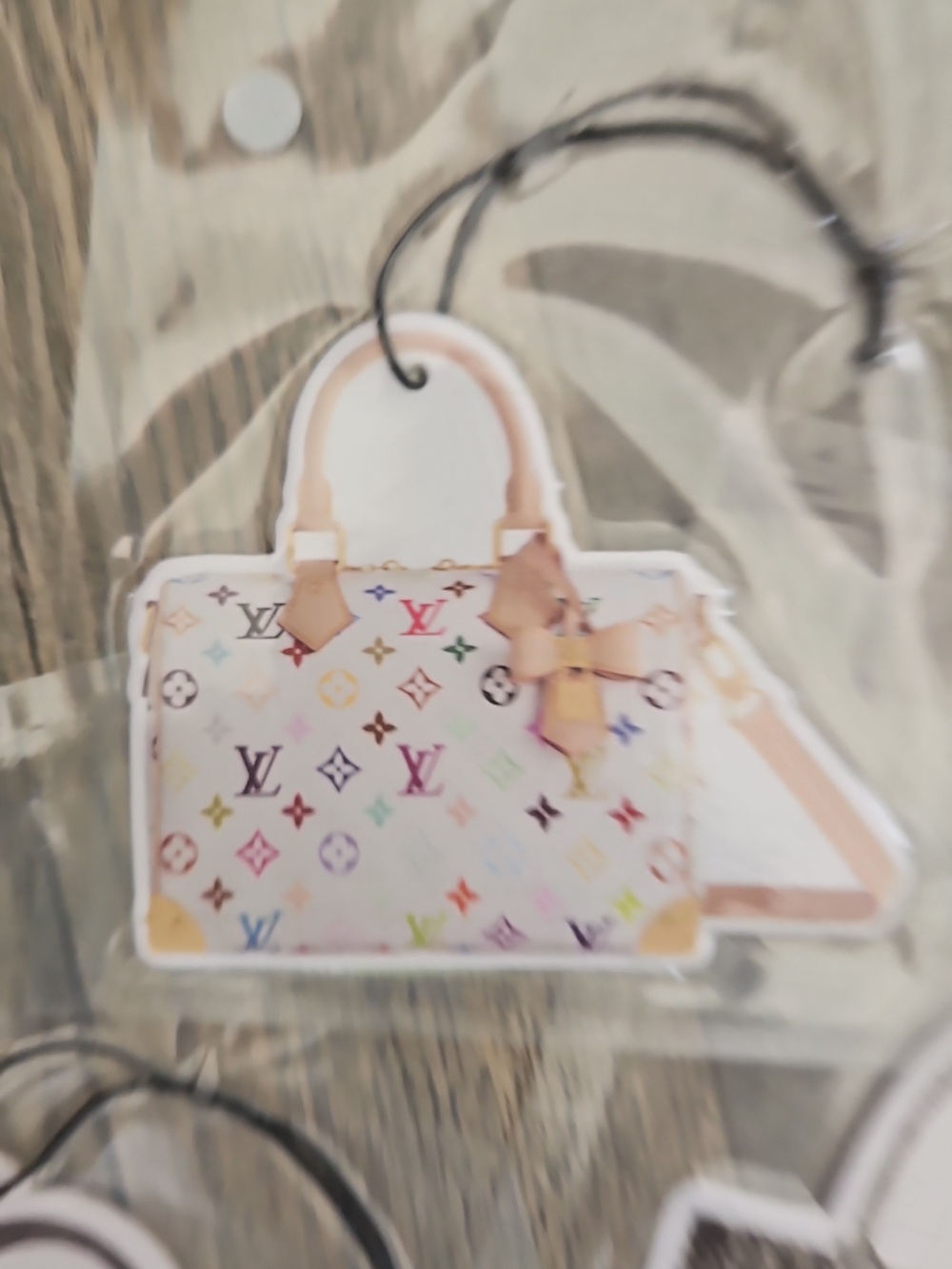 Purse Shaped Car Freshie Perfume Smell - Picture 4 of 4